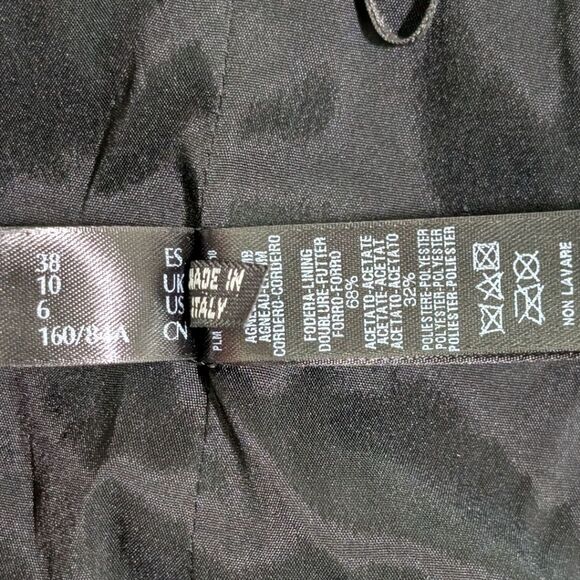 RARE Vintage La Perla Black Leather Halter Top with Gold Zipper -Archival Piece - Picture 8 of 9